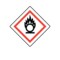 Nevs GHS Pictogram Label - Oxidising 7/8" x 7/8" GHS-11-OX - alternate 1